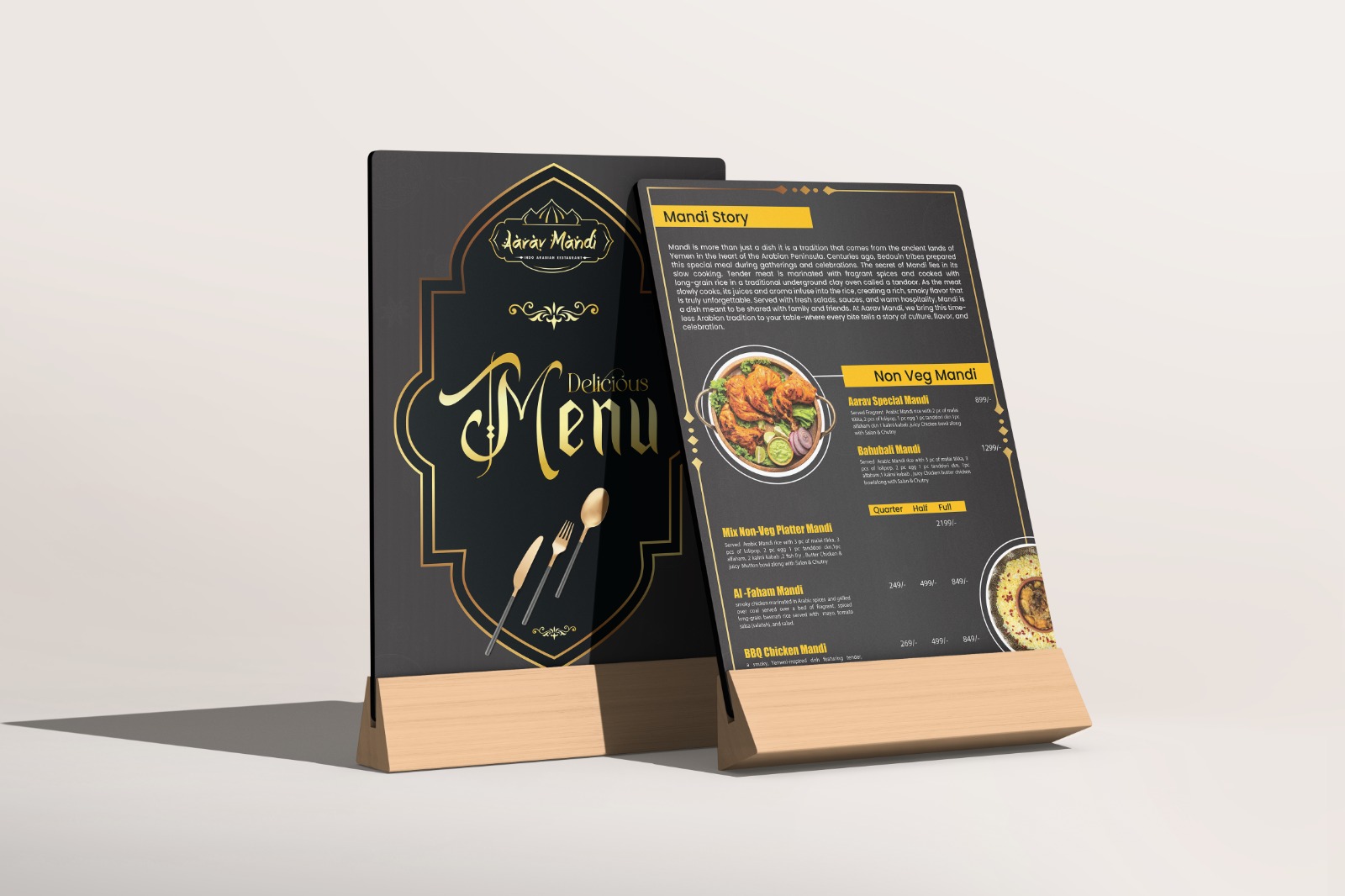 Menu design 2 by Brandingo